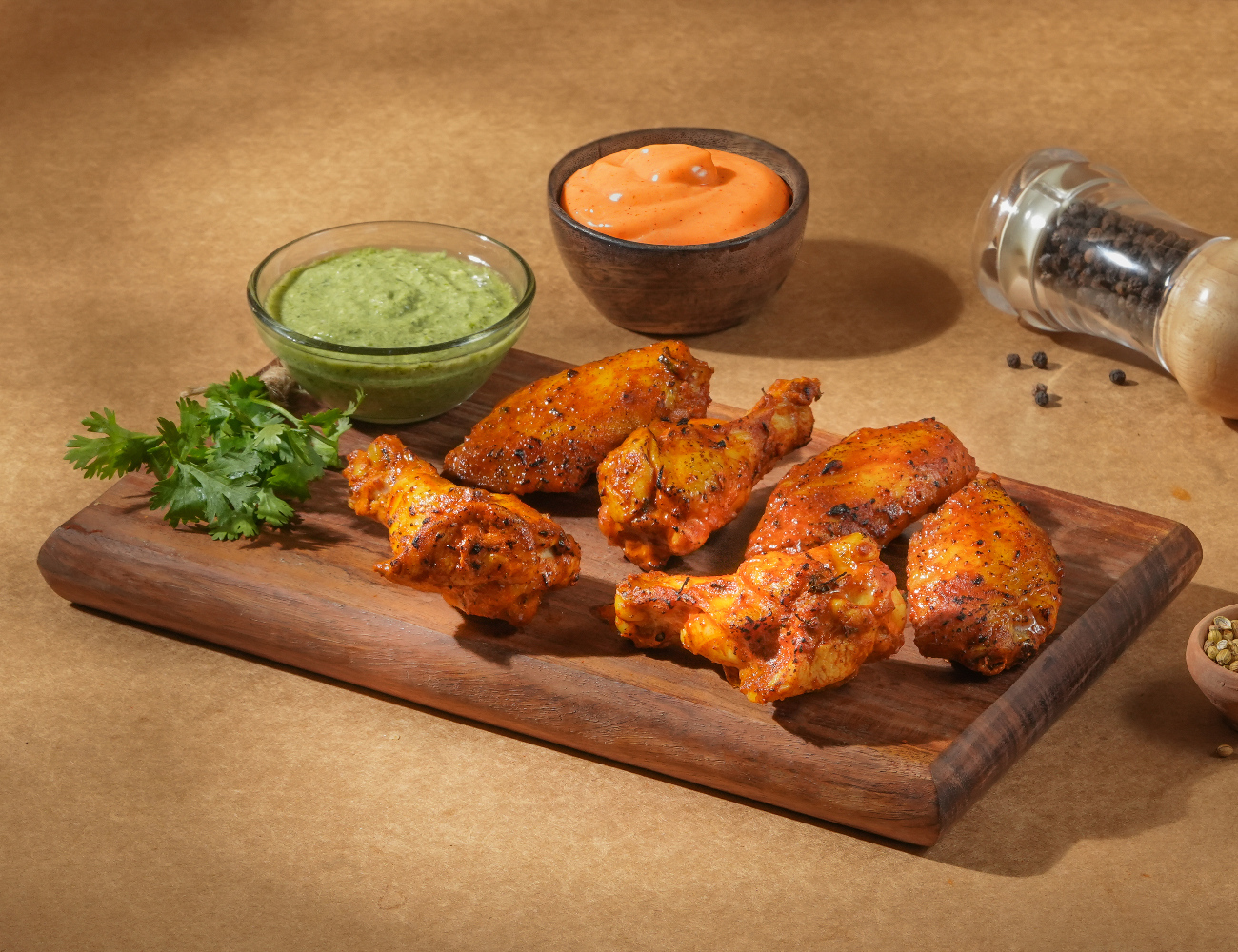 Tandoor Style Chicken Wings [6 Pcs]
