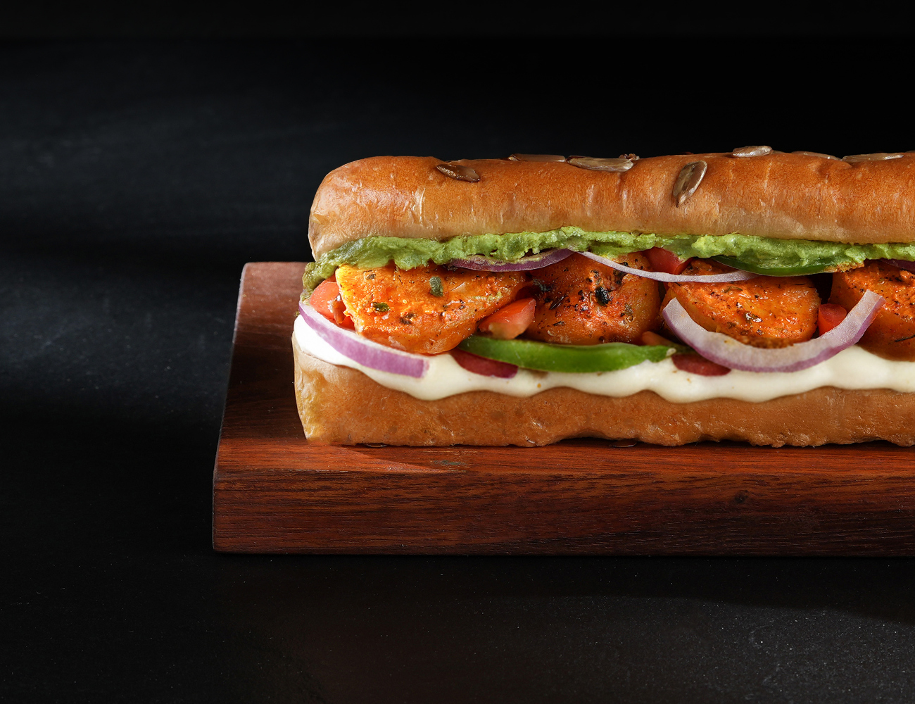 Aloo Cheeseburst Sub-Sandwich