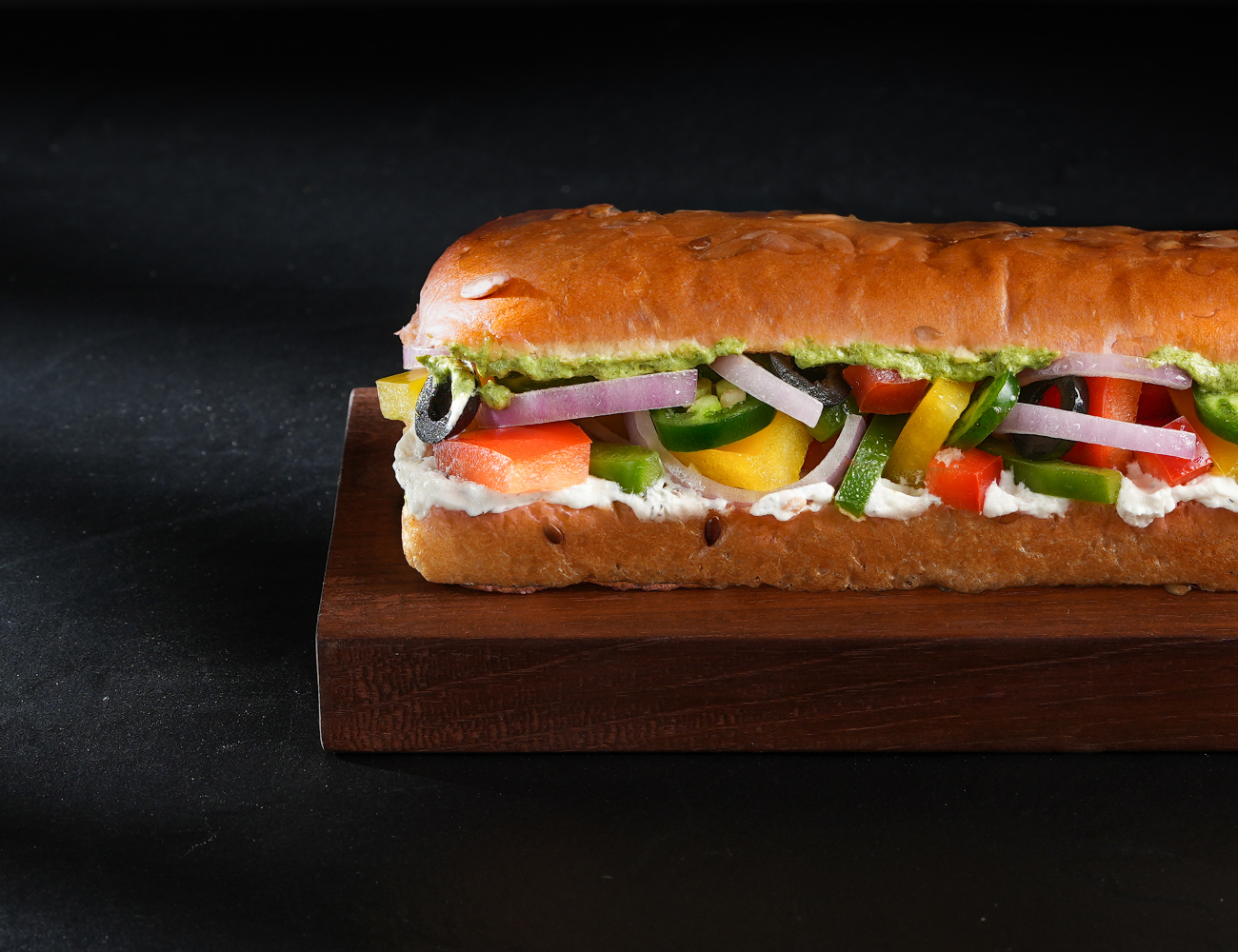 Veggie Delight Sub-Sandwich