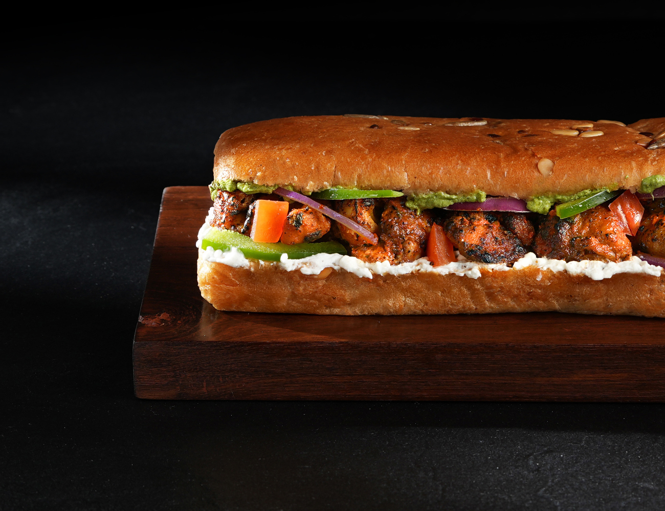 Chicken Tikka Sub-Sandwich