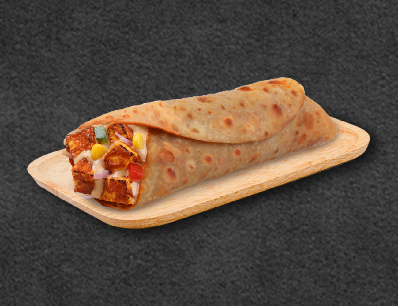 Spicy Paneer Melt Roll