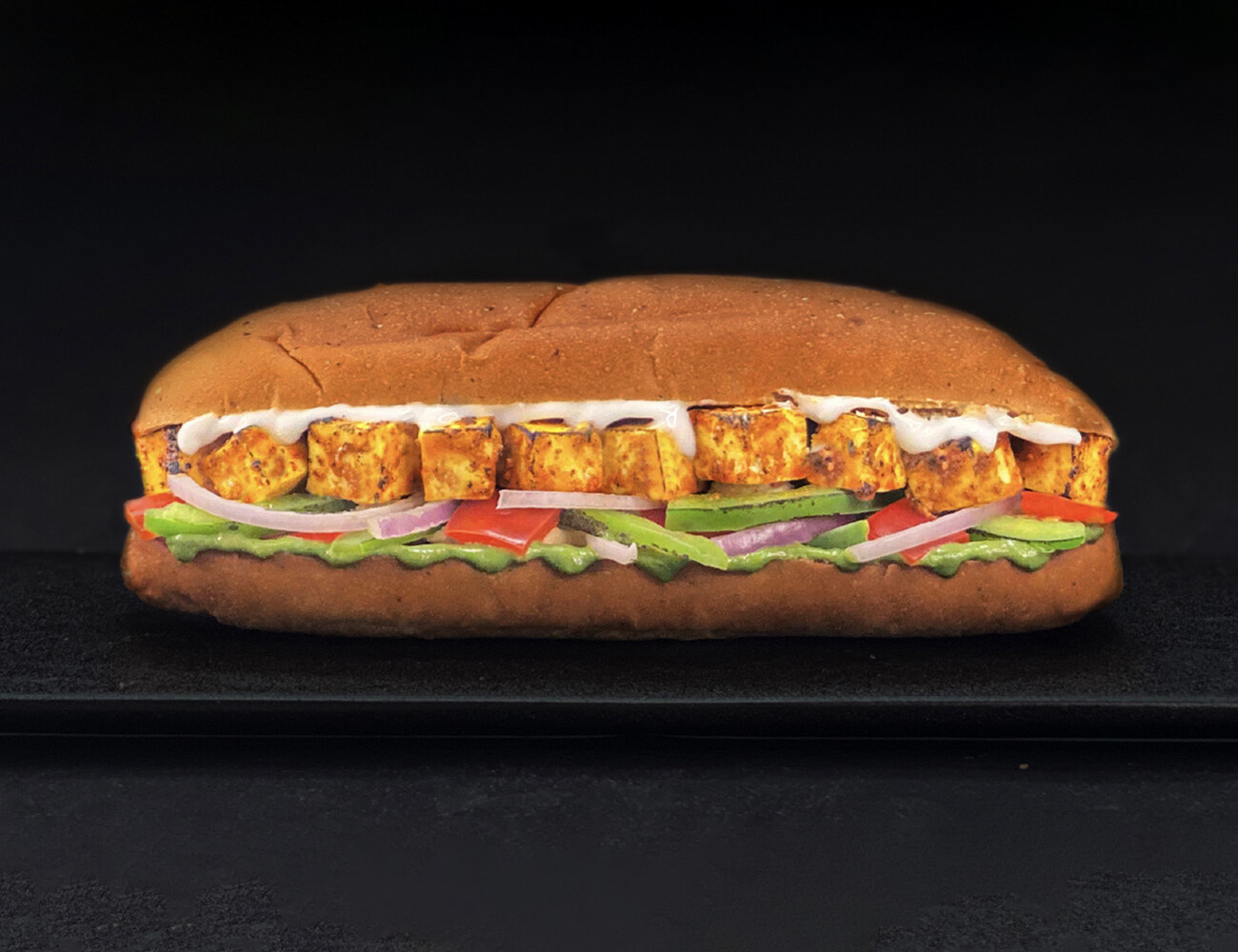 Cheesy Paneer Sandwich