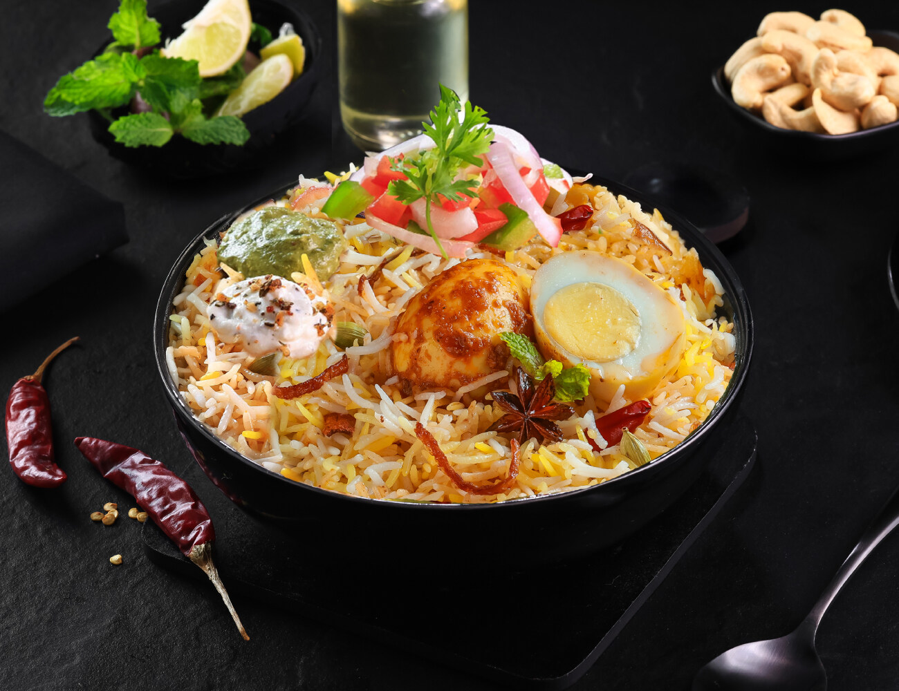 Egg Dum Biryani Bowl