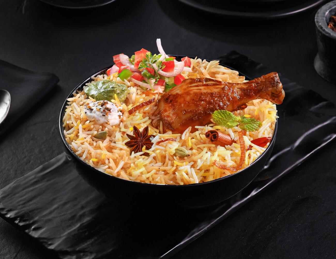 Original Chicken Tangdi Biryani Bowl