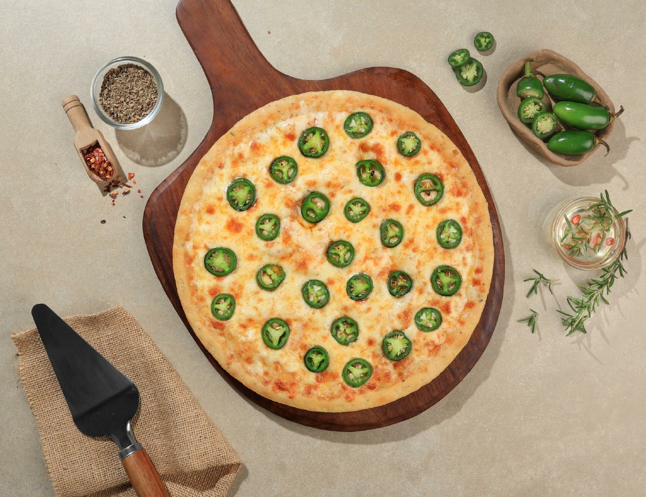 Jalapeno Blaze Pizza [7" Regular]