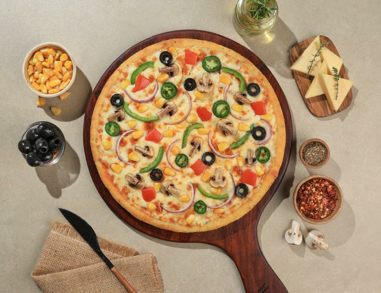 The Veggieverse Pizza [7" Regular]