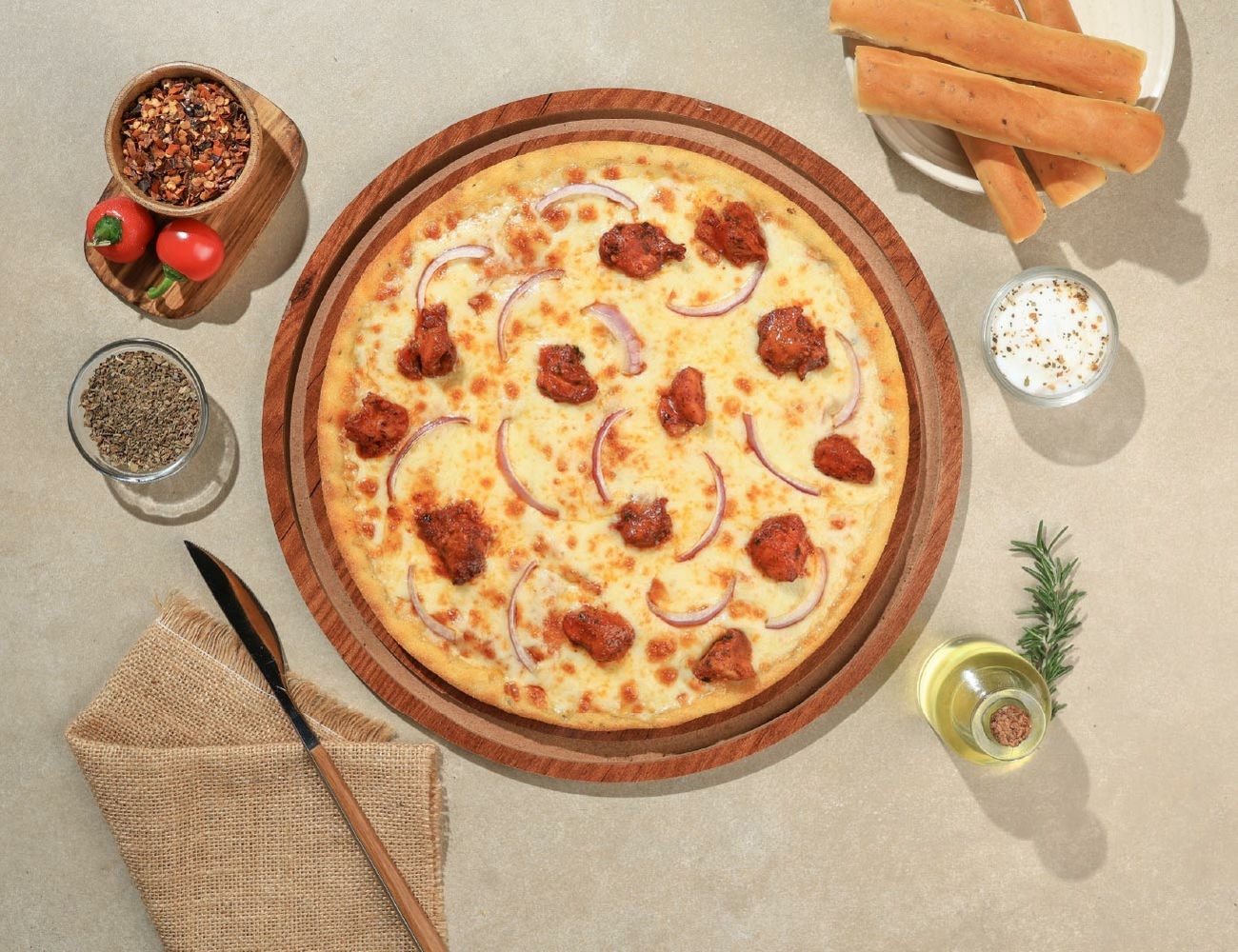 Chicken Trailblazer Pizza [7" Regular]