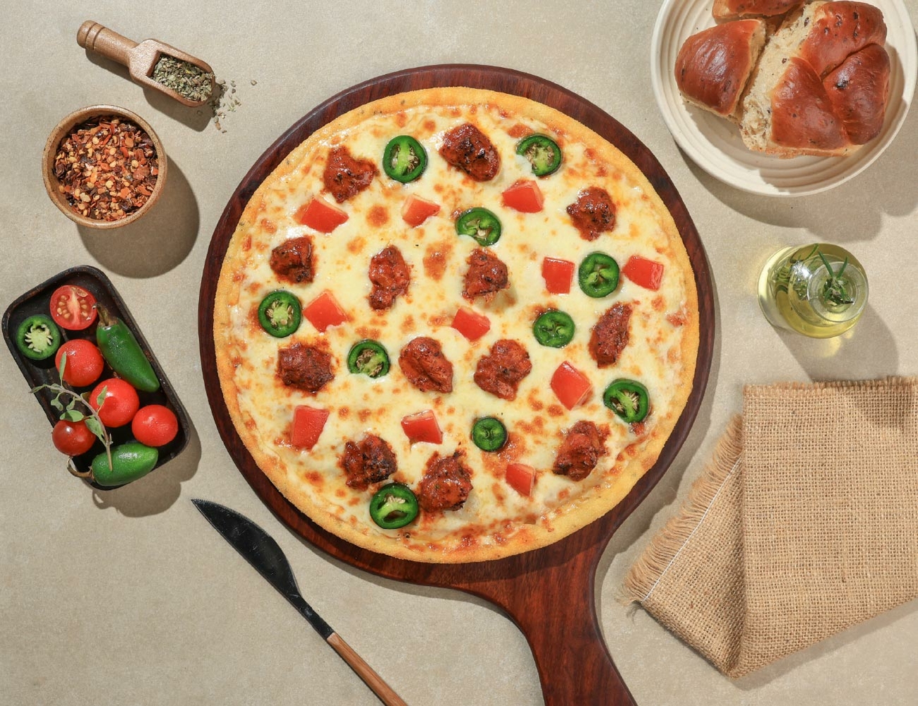 Firecracker Chicken Pizza [7" Regular]