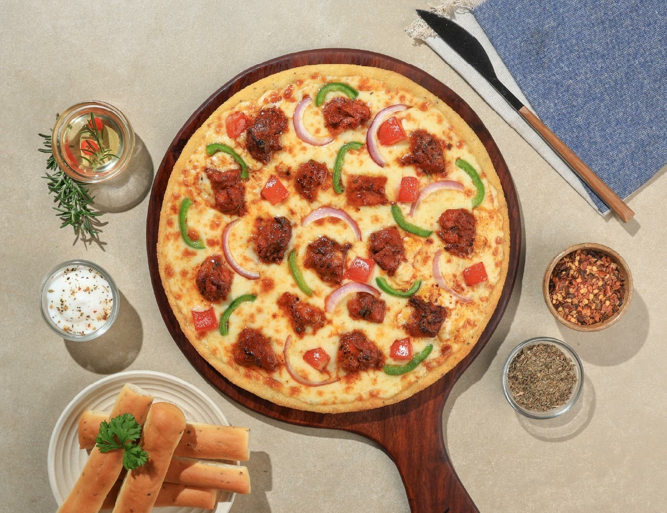 Butter Chicken Pizza [10" Big]