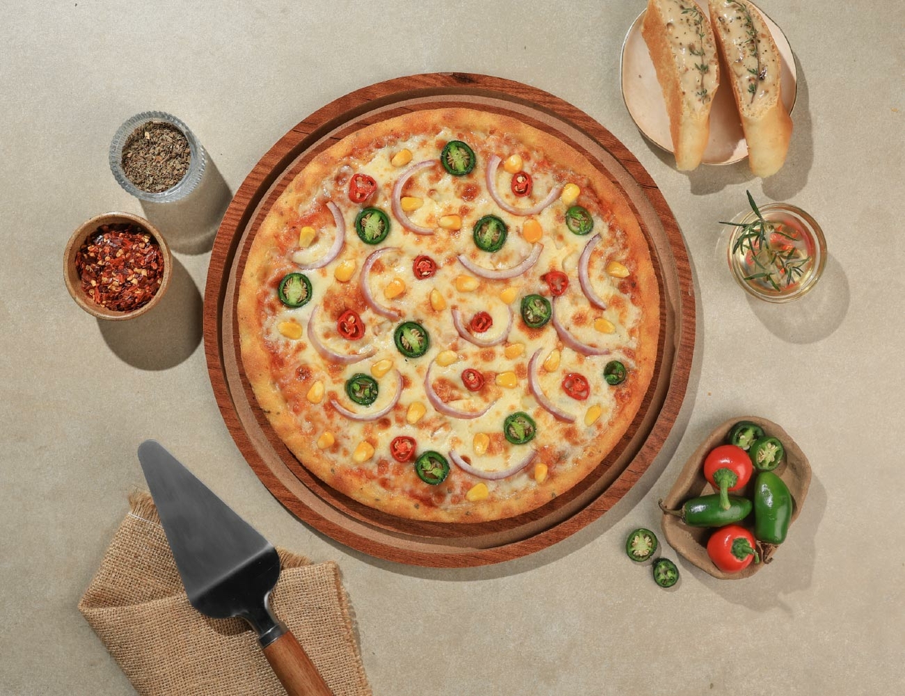 Forest Fire Thin Crust Pizza [7" Regular]