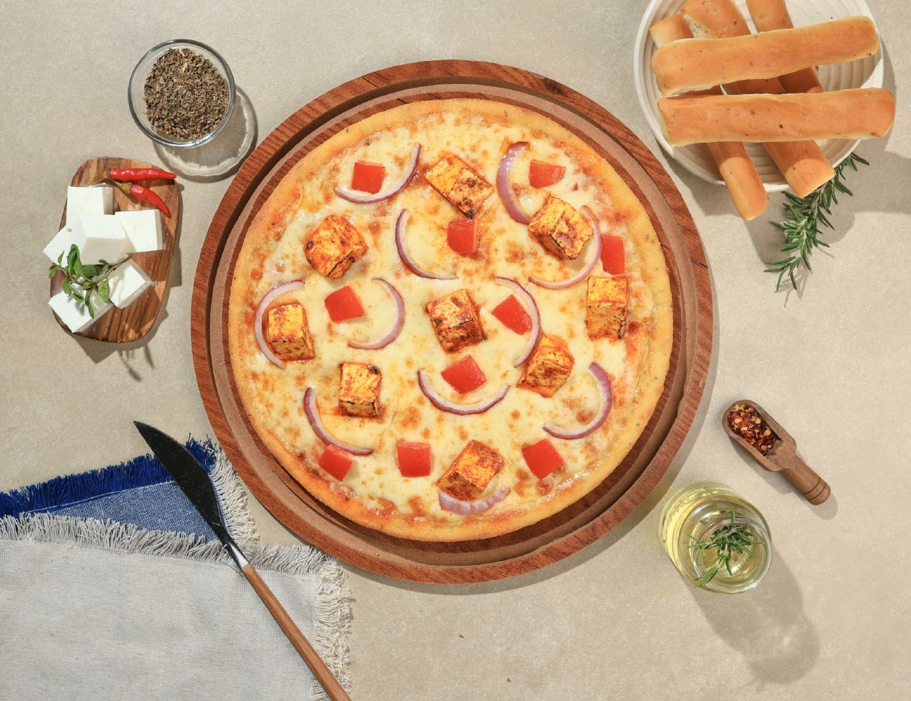 Tikka Paneer Cheese Blast Pizza [7" Regular]