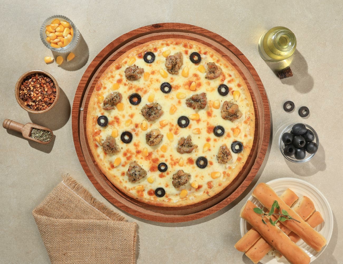 License To Grill Cheese Blast Pizza [7" Regular]