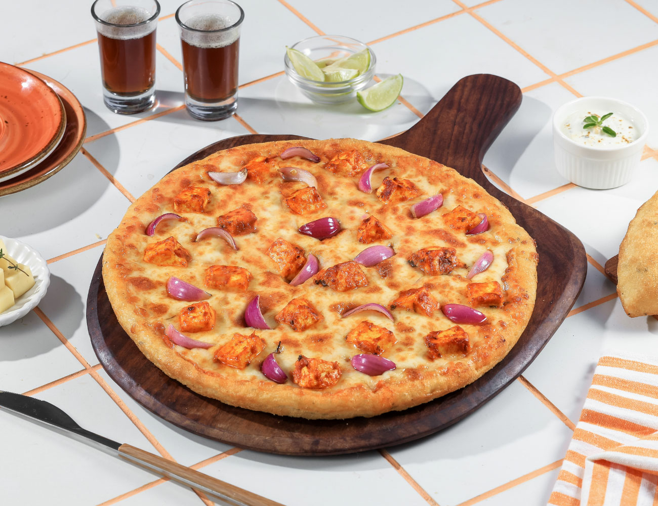 Paneer Tikka CHEESE BLAST PIZZA [Regular 7"]