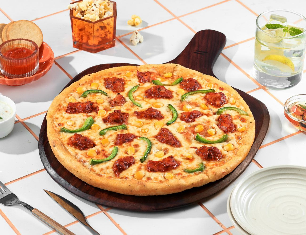 Fiery Chicken CHEESE BLAST PIZZA [Regular 7"]