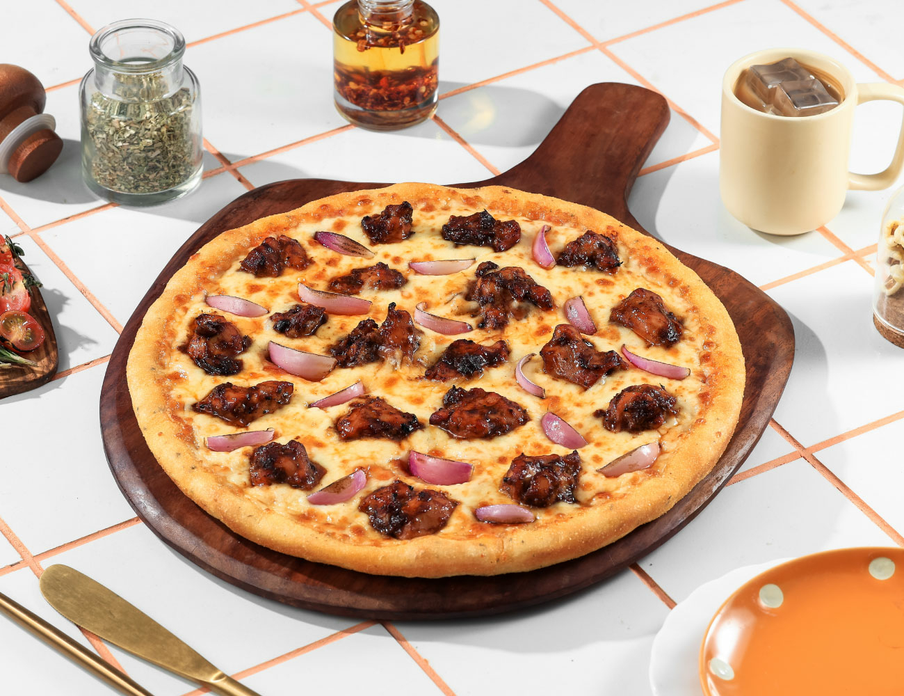 Chicken Smokey Joe CHEESE BLAST PIZZA [Regular 7"]