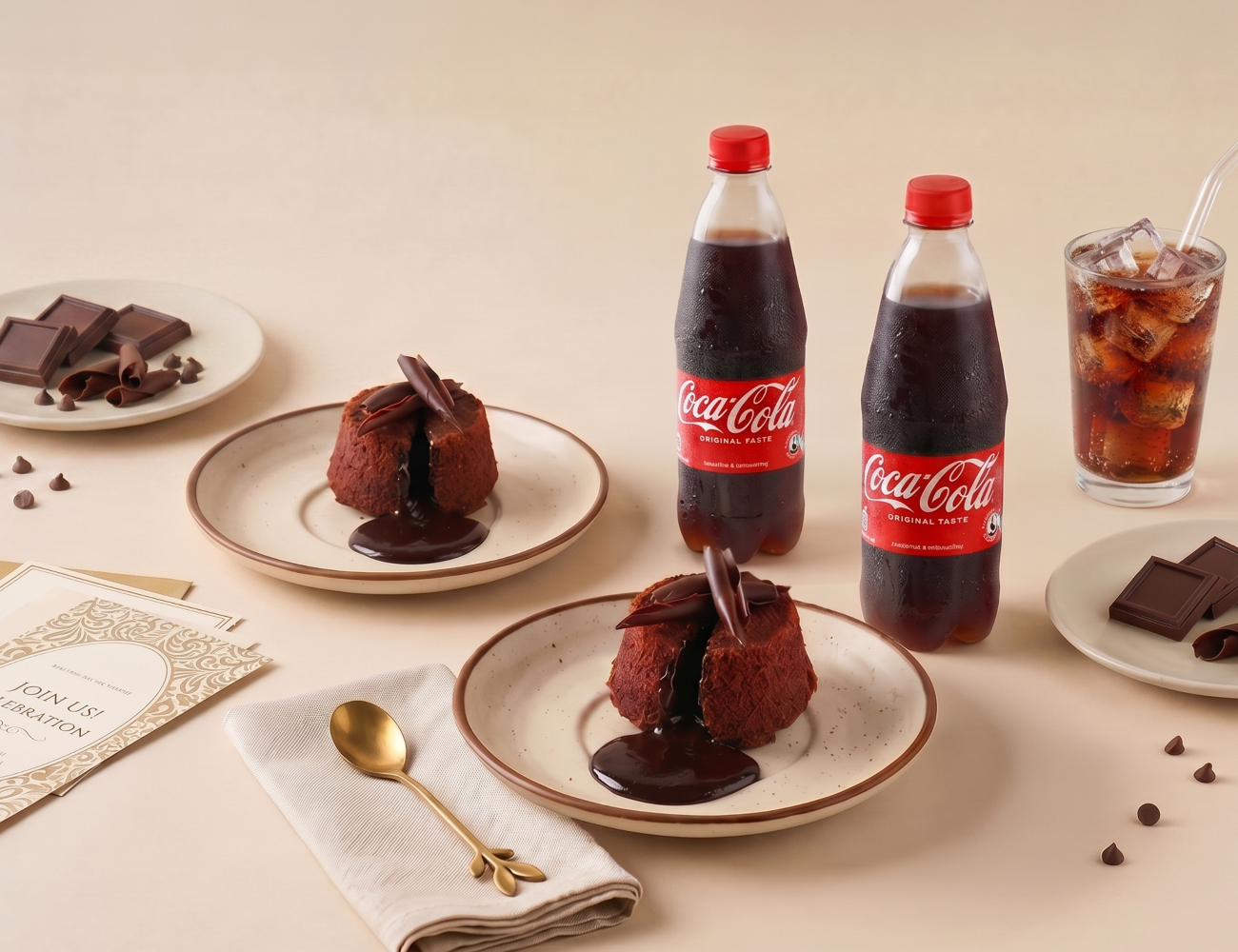 Pack Of 2 - Choco Lava Cake + Coke Combo