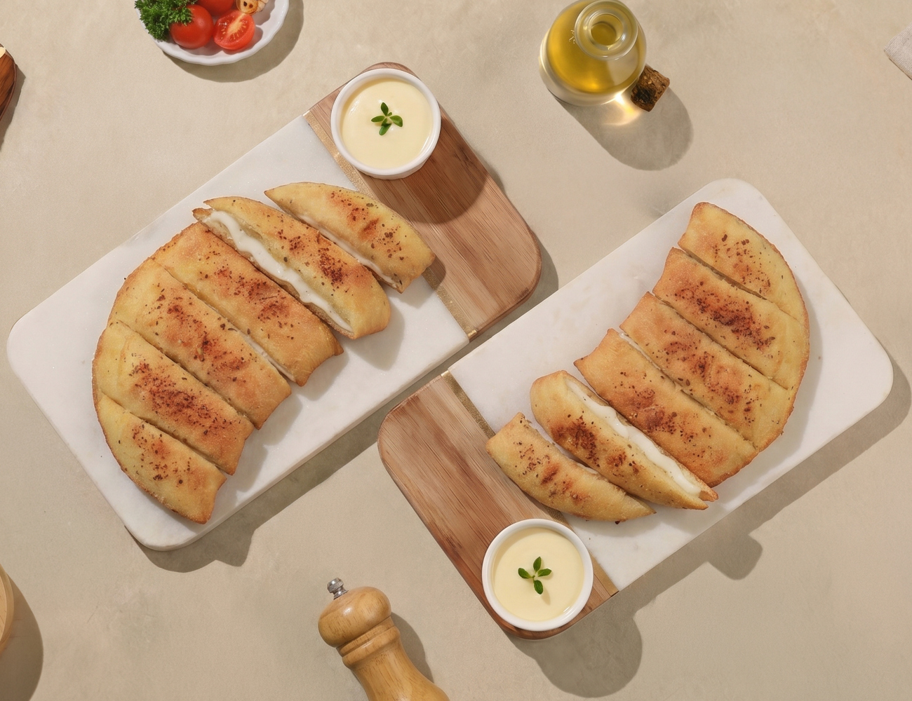 Pack Of 2 Garlic Breadsticks - Cheeselicious