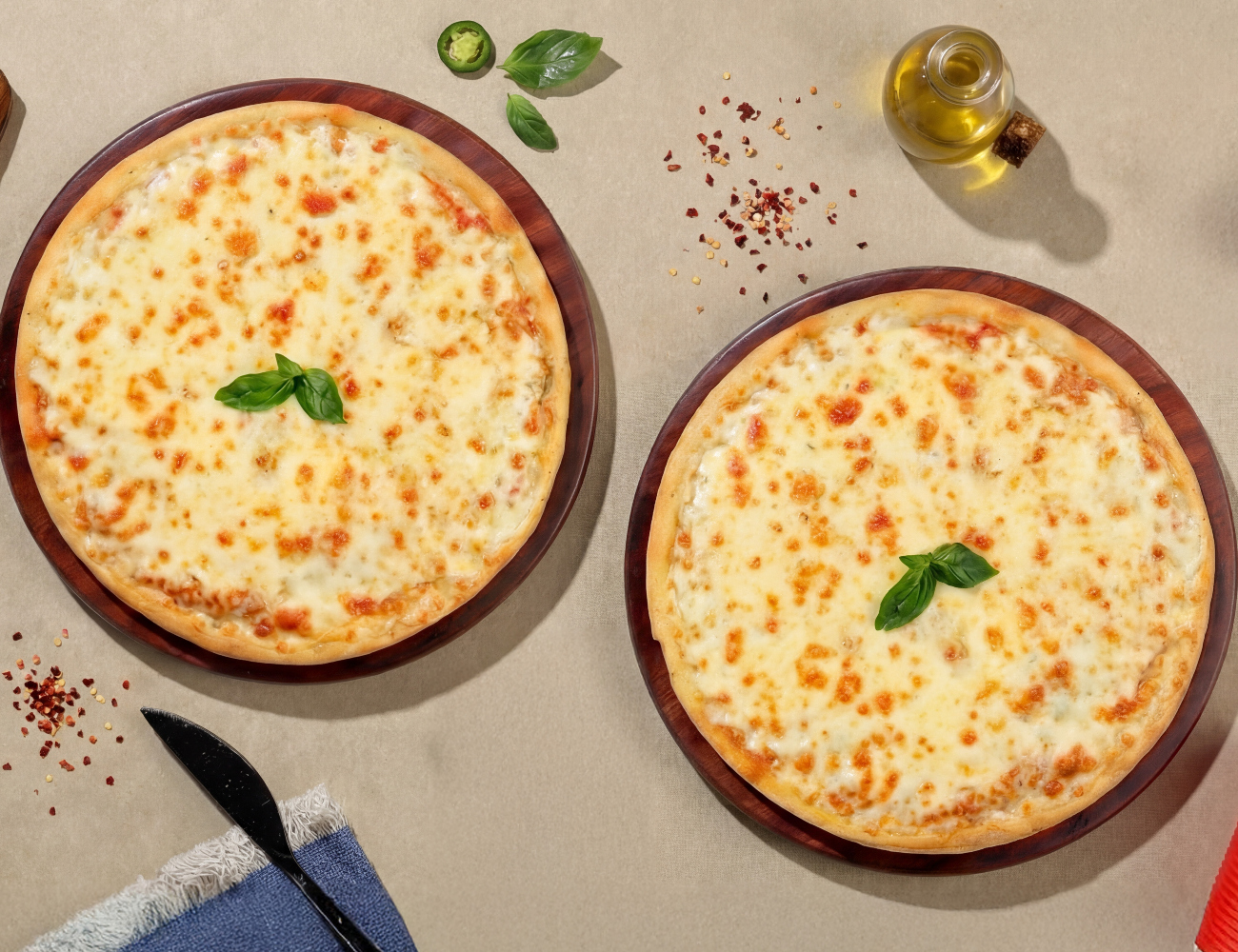 Pack Of 2 BIG Pizzas - OG Margherita