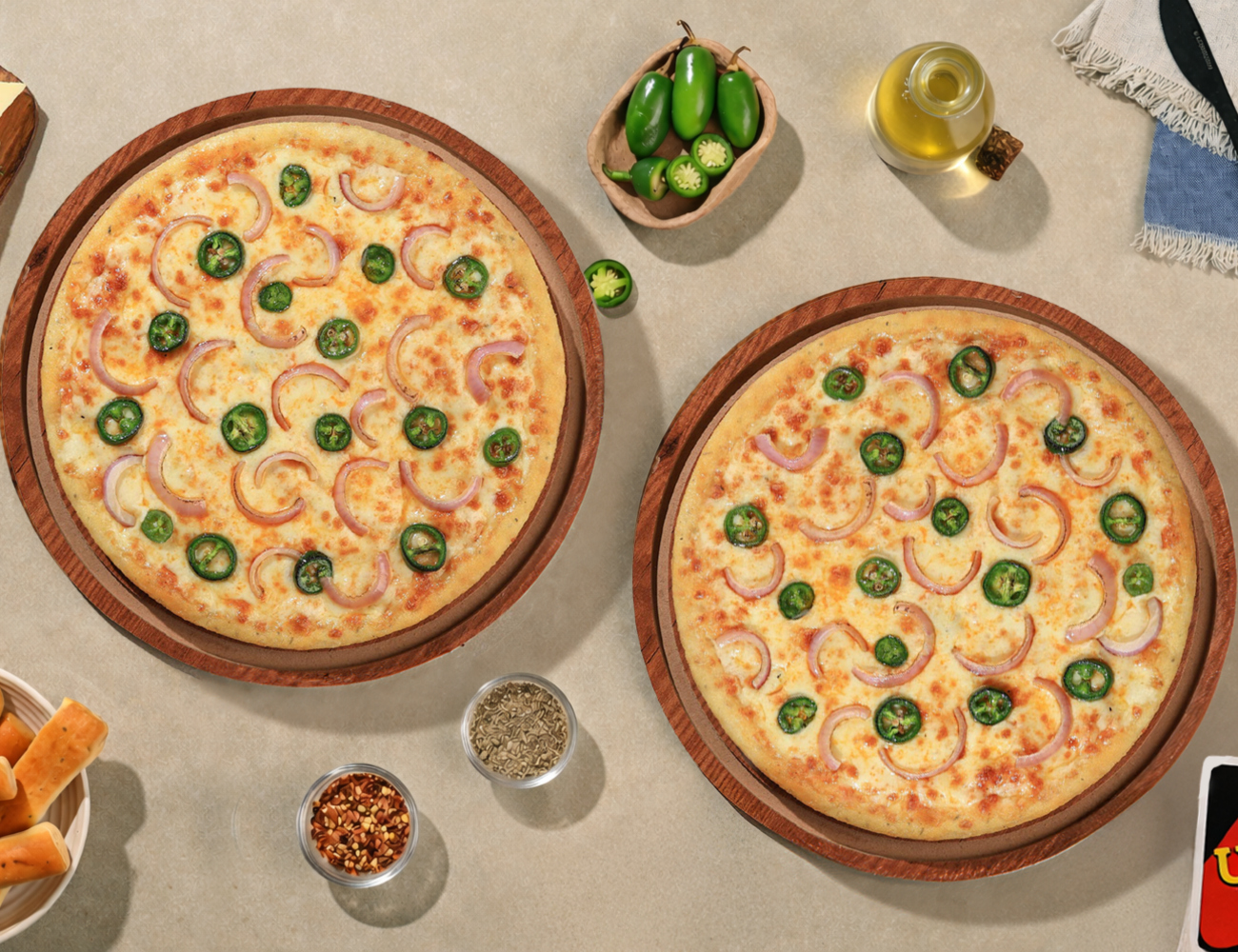 Pack Of 2 BIG Pizzas - Hothead