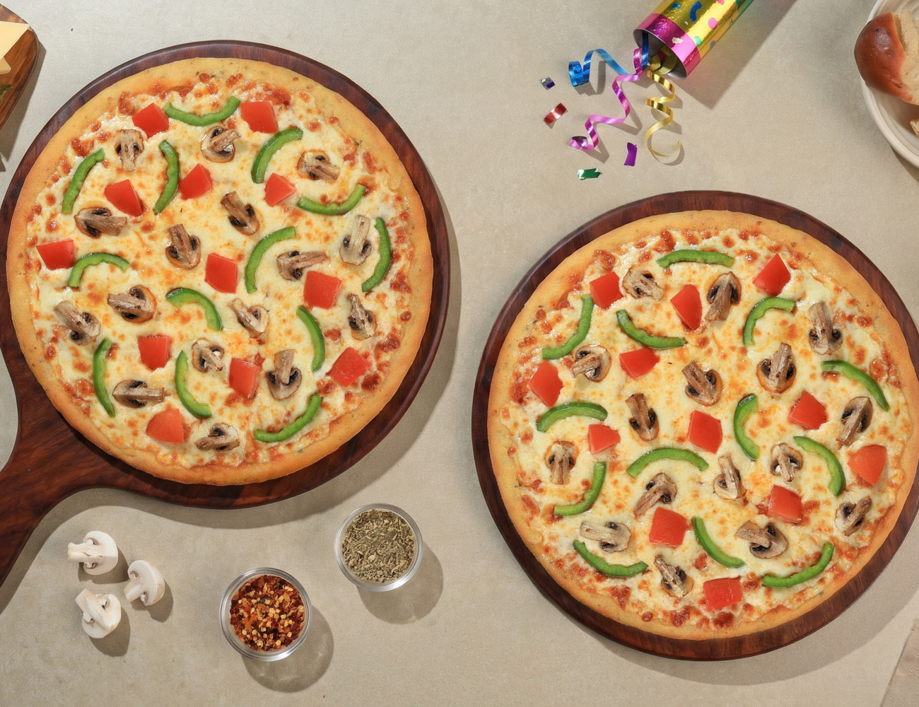 Pack Of 2 BIG Pizzas - Wild Shroom