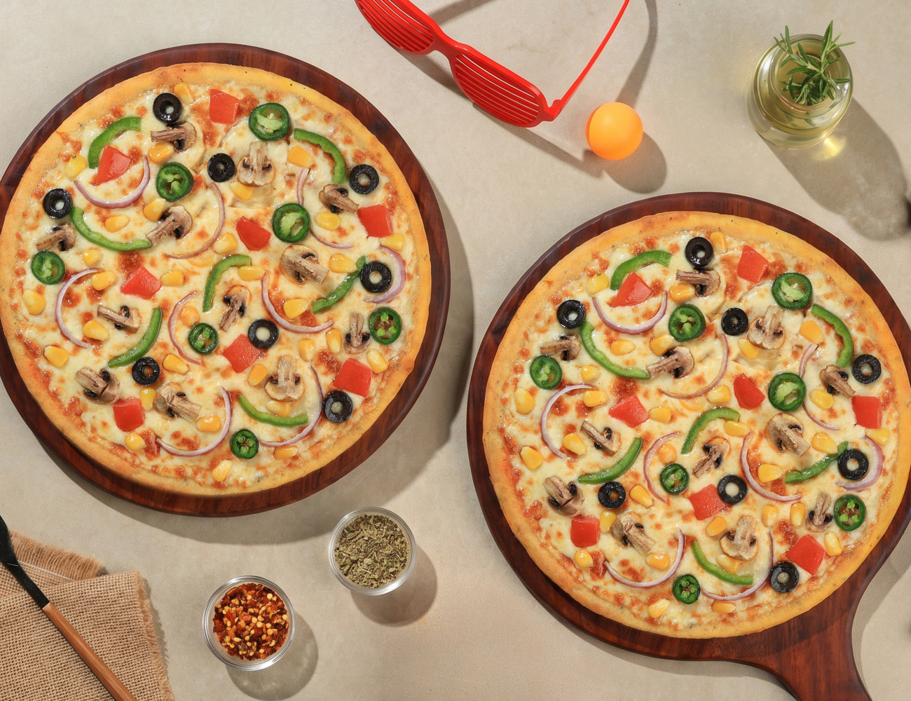 Pack Of 2 BIG Pizzas - Veggieverse