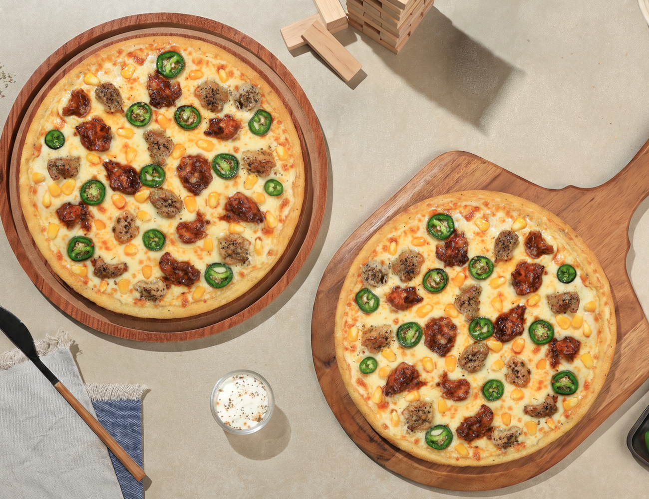 Pack Of 2 BIG Pizzas - Chicken Riot