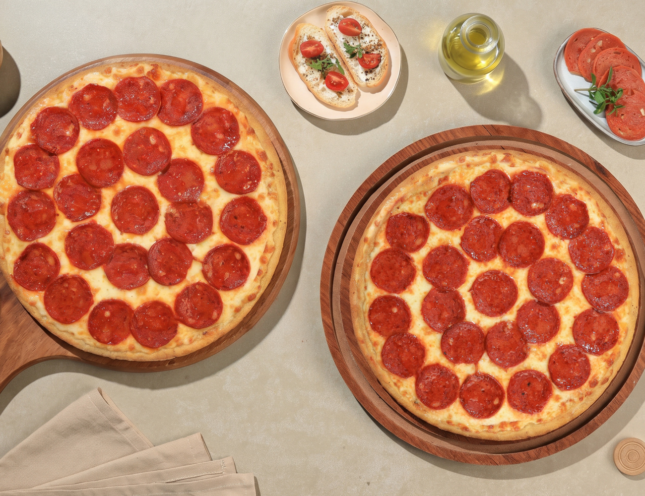 Pack Of 2 BIG Pizzas - Pepperoni