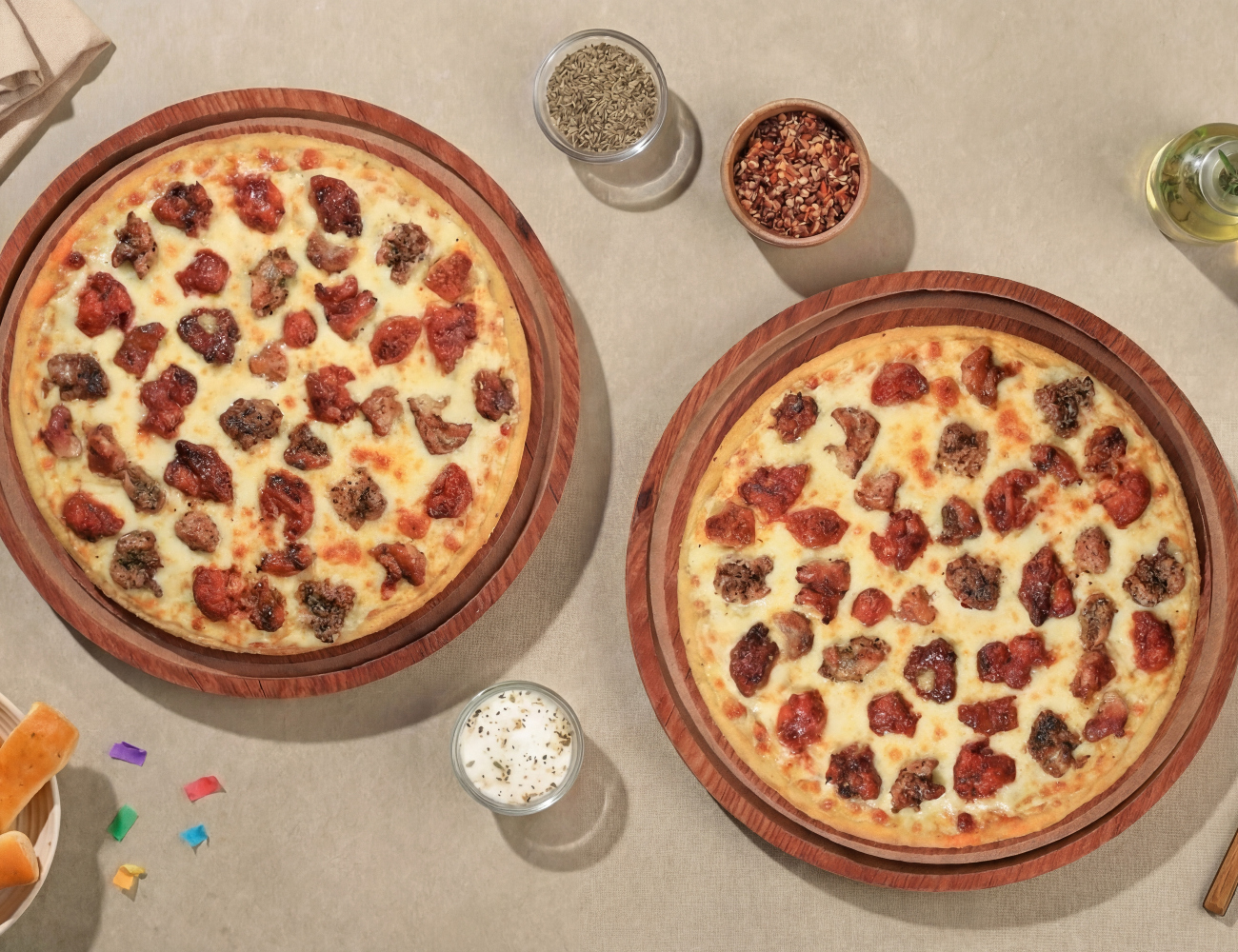 Pack Of 2 BIG Pizzas - Carnivore