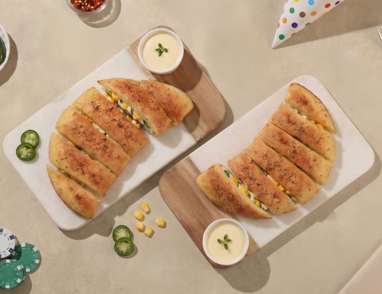 Pack Of 2 Garlic Breadsticks - Mexican