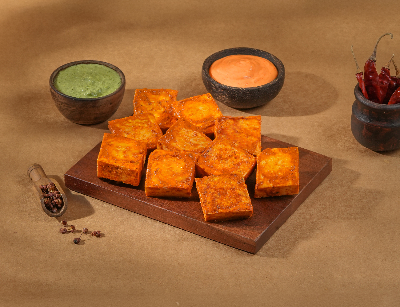 Smoky Peri Peri Paneer [10 Pcs]