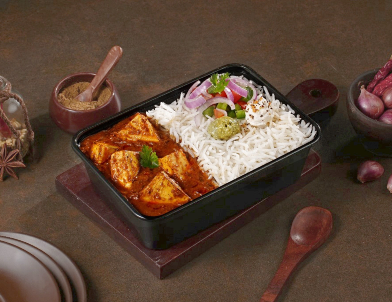 Paneer Tikka Masala Rice Bowl