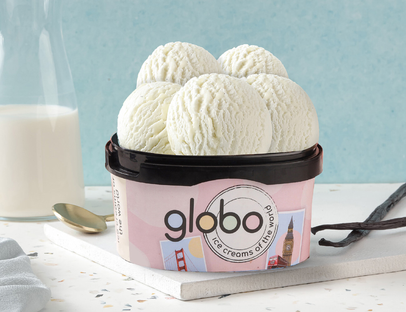 French Real Vanilla Bean Ice Cream [550 ML]