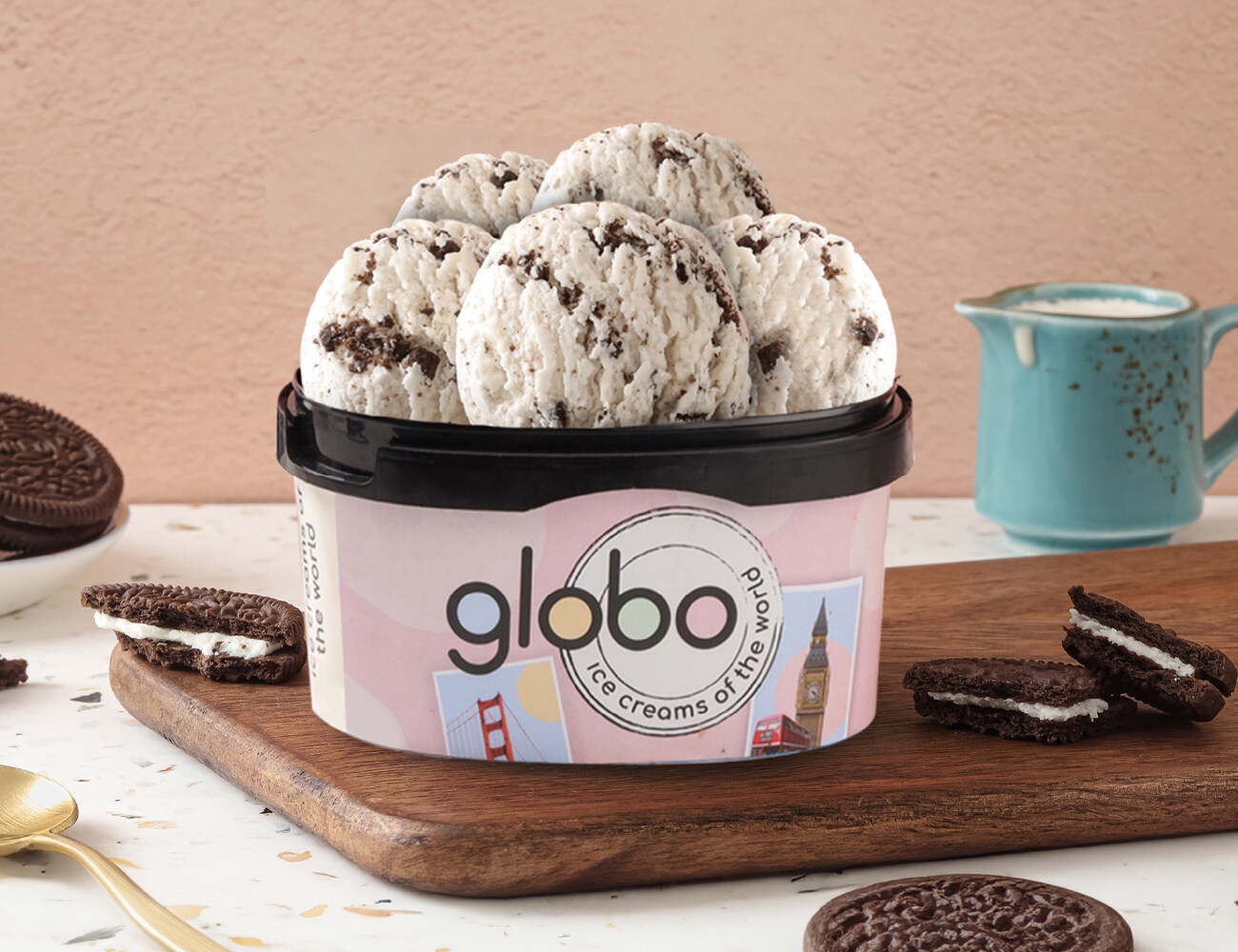 New York Choco-Cookies & Crème Ice Cream [550 ML]