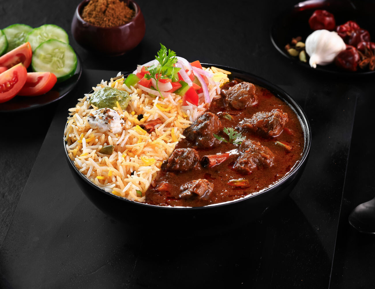 ChorBazaar Mutton Curry [Masala Rice] Bowl