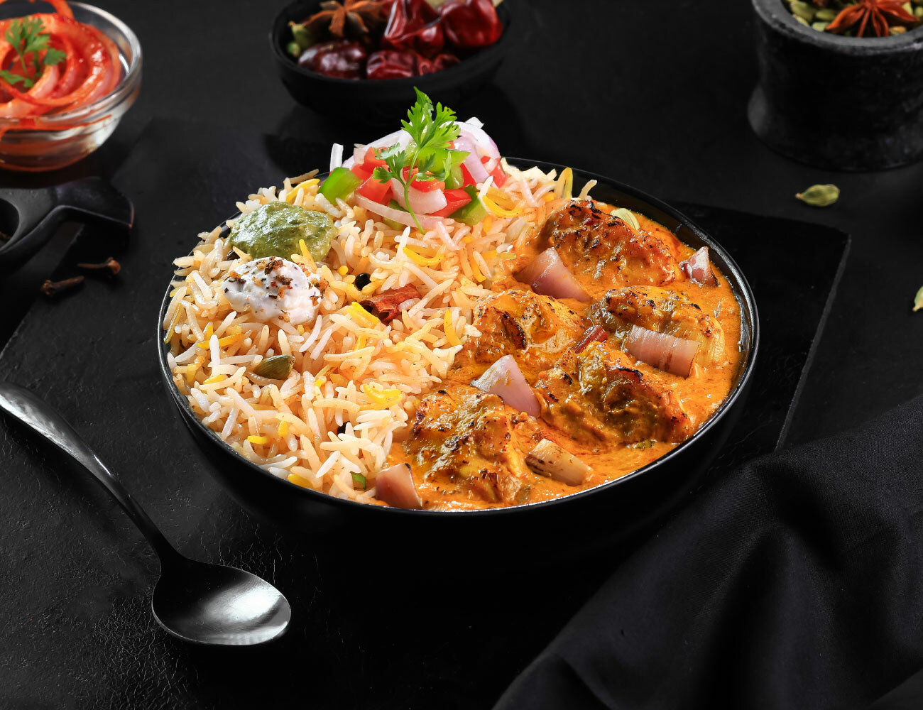 Patiala Chicken Mughlai [Masala Rice] Bowl