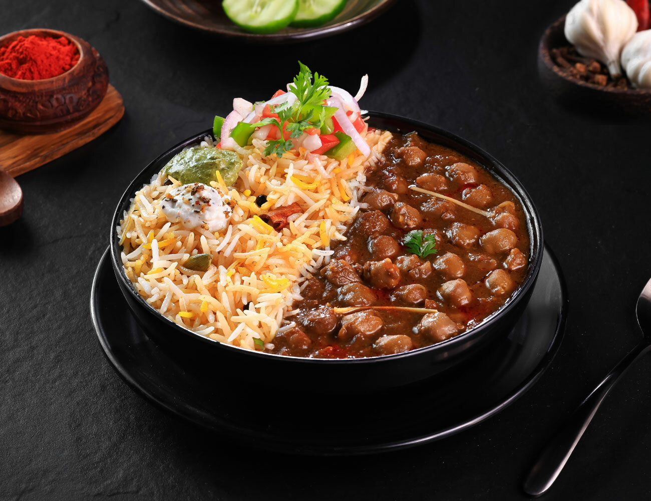 Amritsari Chole [Masala Rice] Bowl