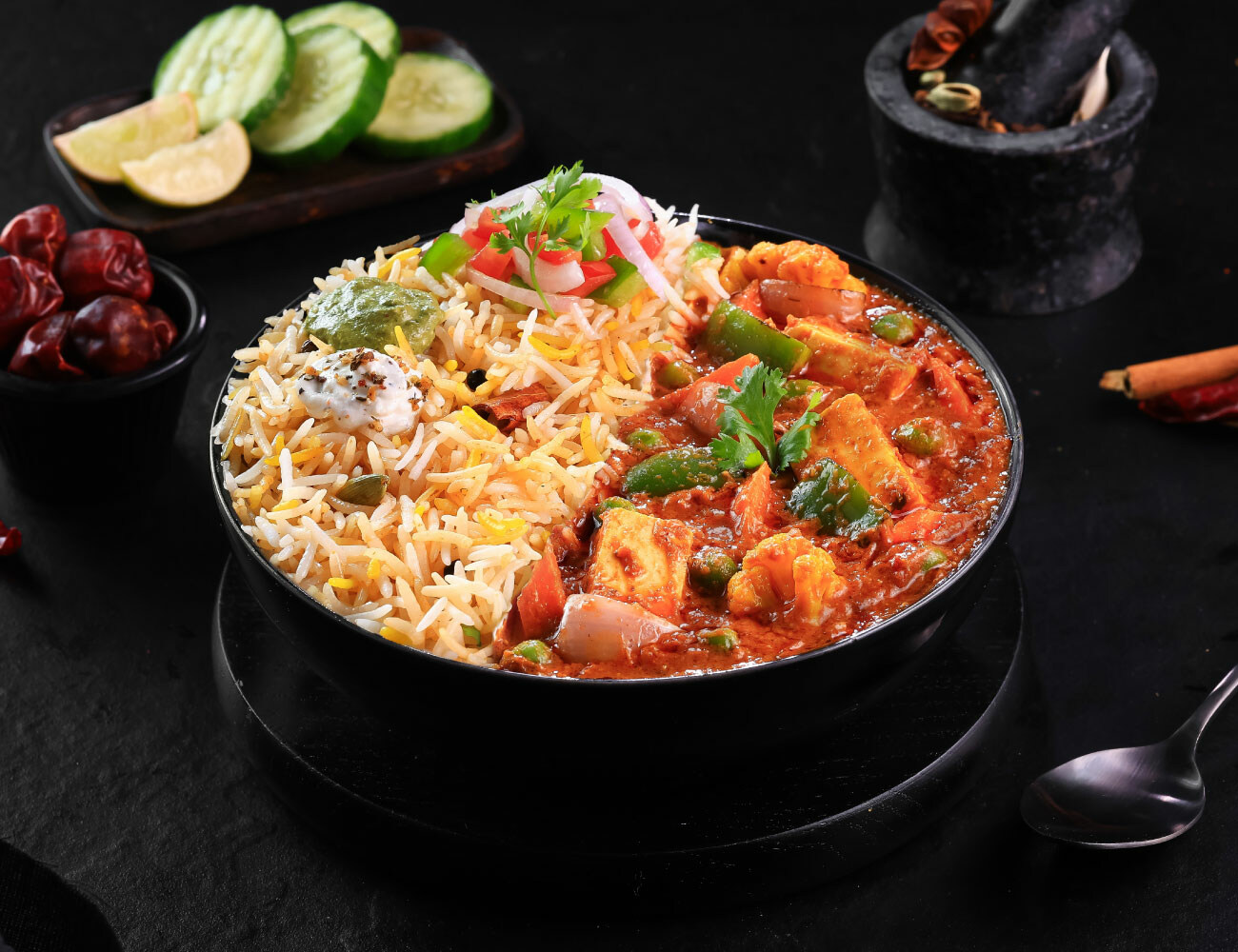 Patiala Subz Kadhai [Masala Rice] Bowl