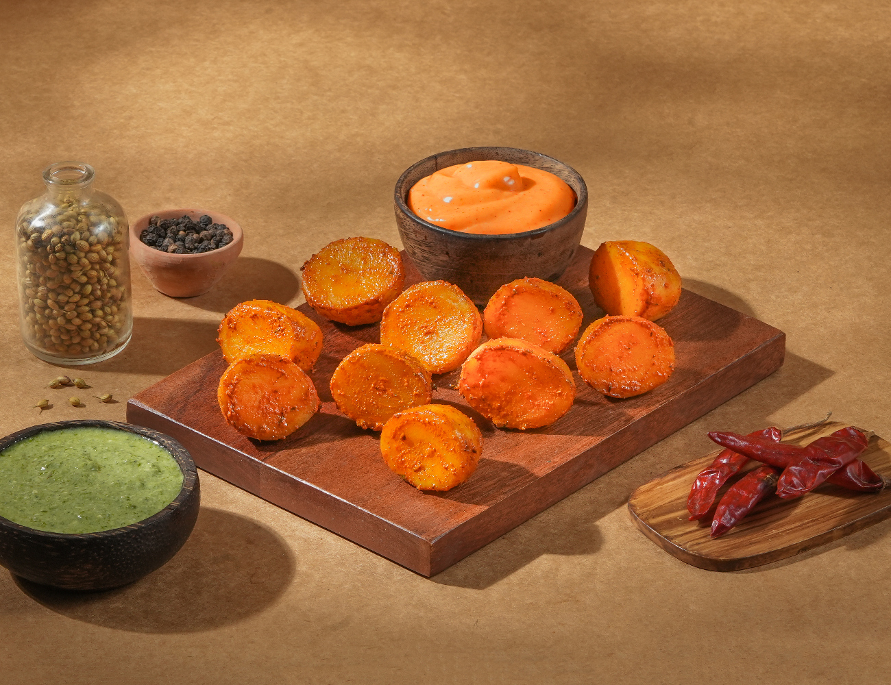 Peri Peri Aloo Tikka [10 Pcs]