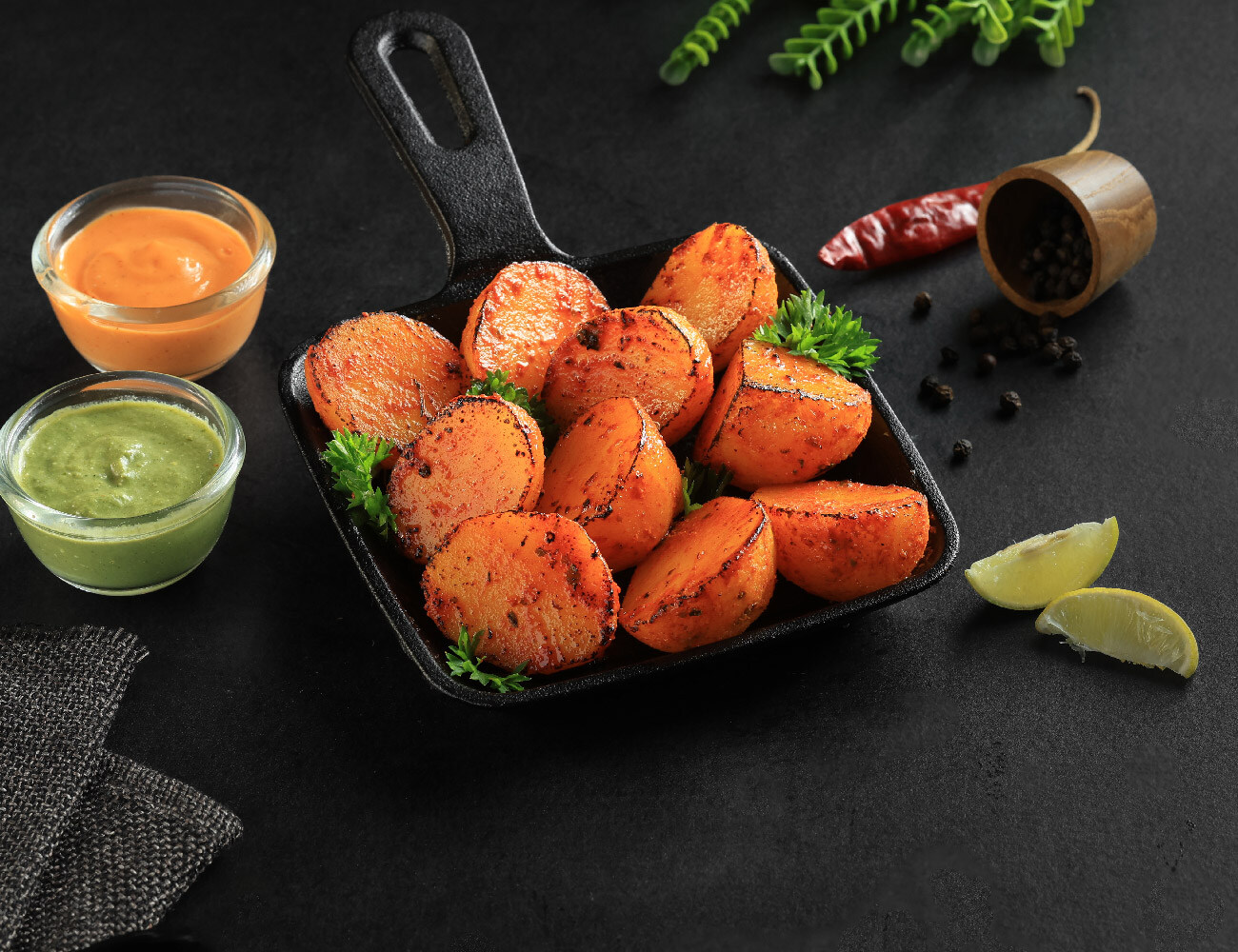 Peri Peri Potato Skewers [10 Pcs]