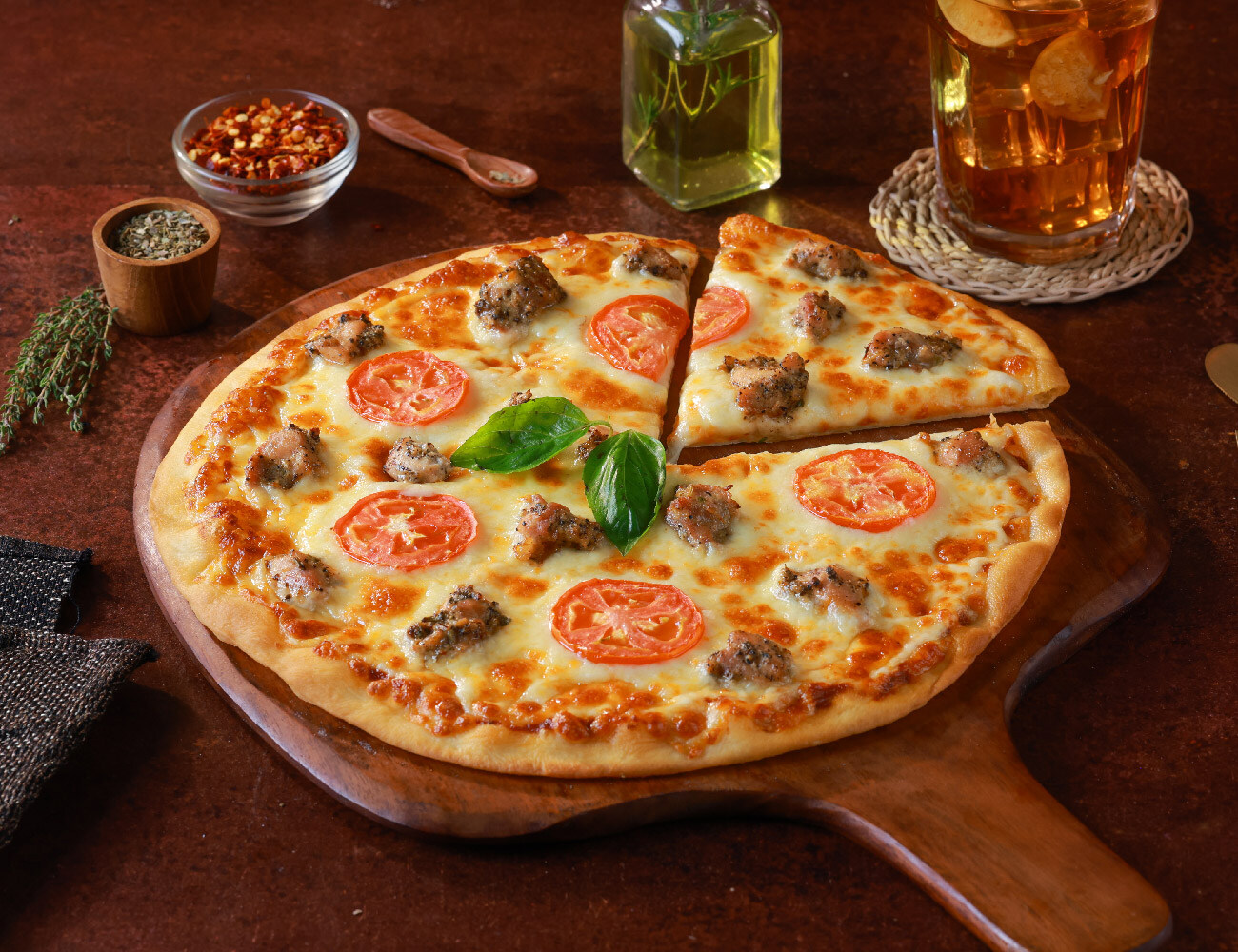 Pepper Chicken Magic Pizza [10" Large]