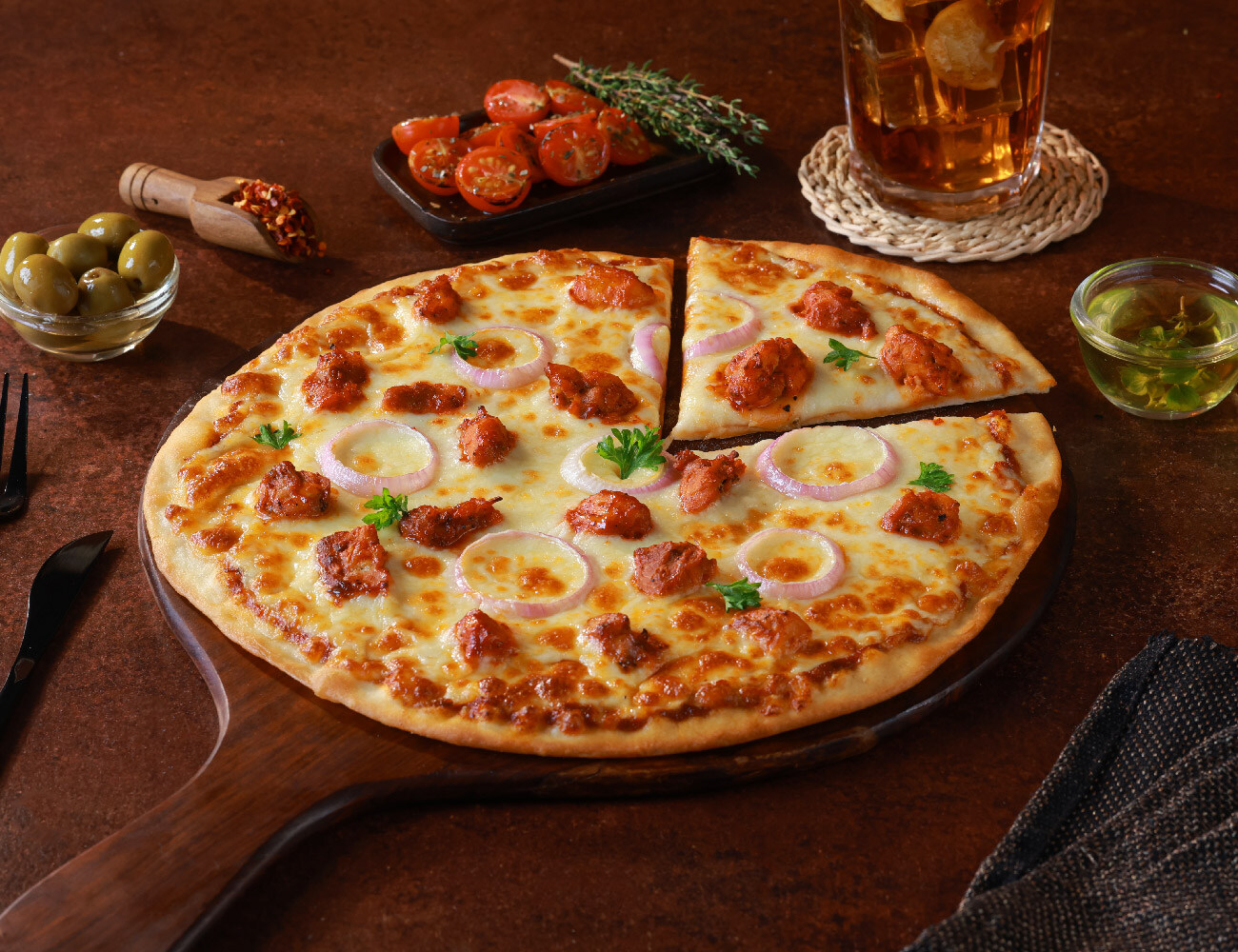 Chicken Blaze Cheese Blast Pizza [10" Large]