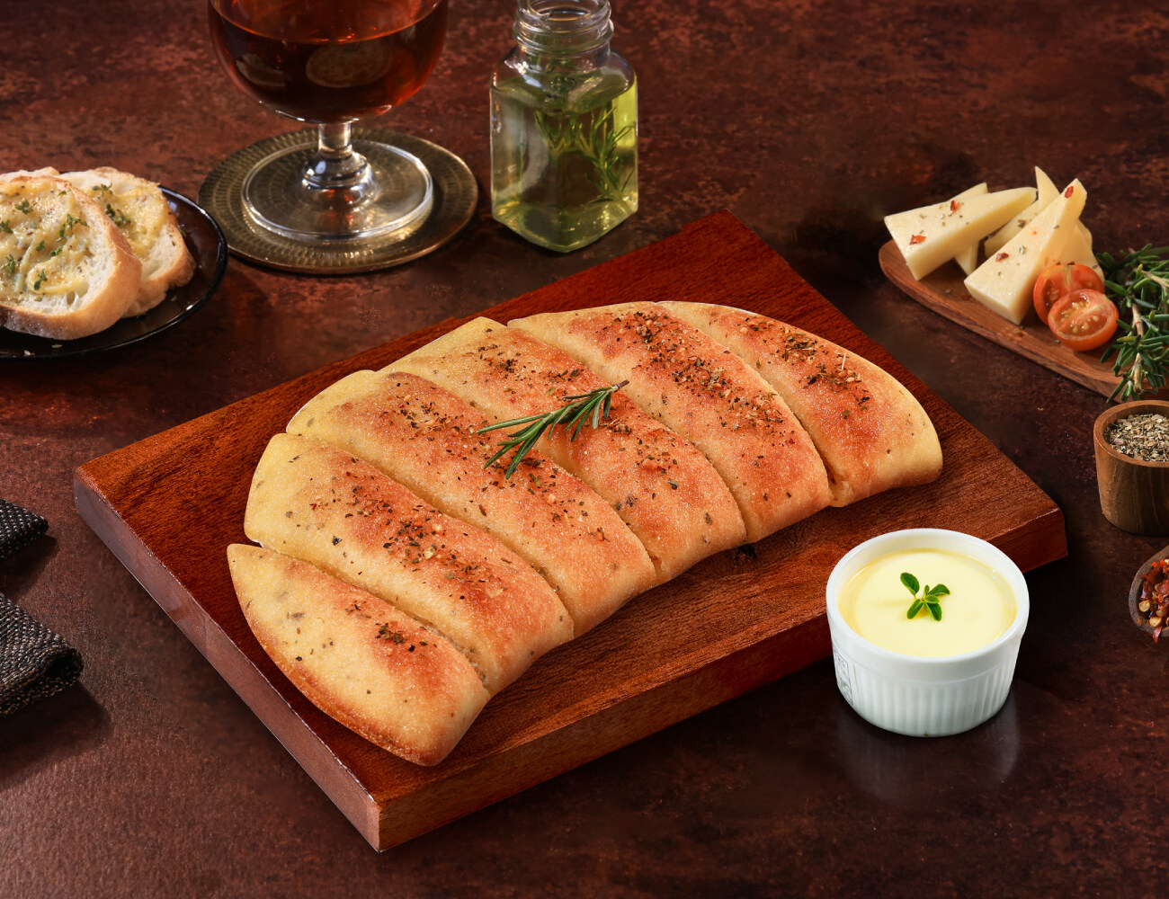 Signature Garlic Breadsticks + Cheesy Dip [FREE]