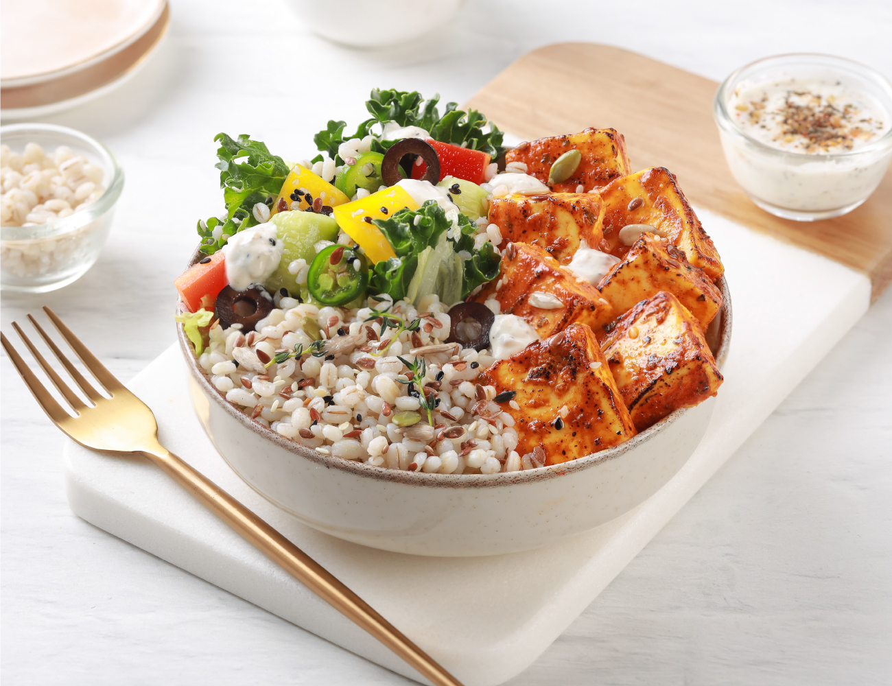 Paneer Tikka Whole Bowl [50g - High Protein]