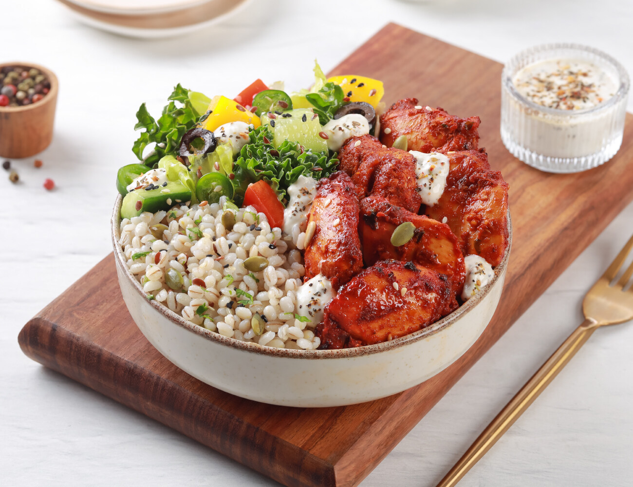 Chicken Peri Peri Boss Bowl [65g - High Protein]