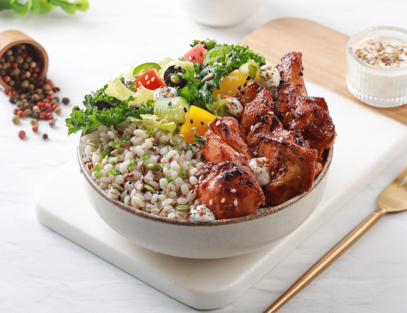 BBQ Chicken Beast Bowl [64g - High Protein]
