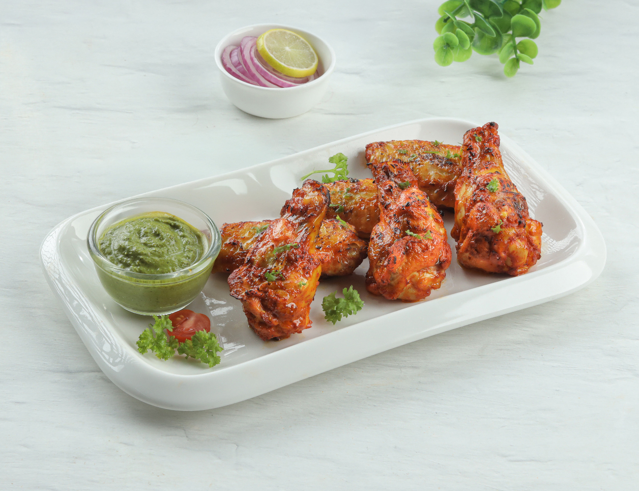 Peri Peri Grilled Chicken Wings [46g - High Protein, 545 Kcal]