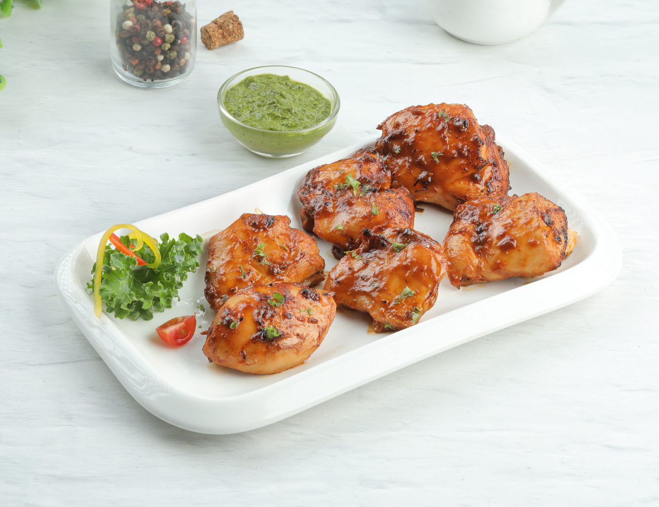 BBQ Grilled Chicken Boneless [54g - High Protein, 374 Kcal]