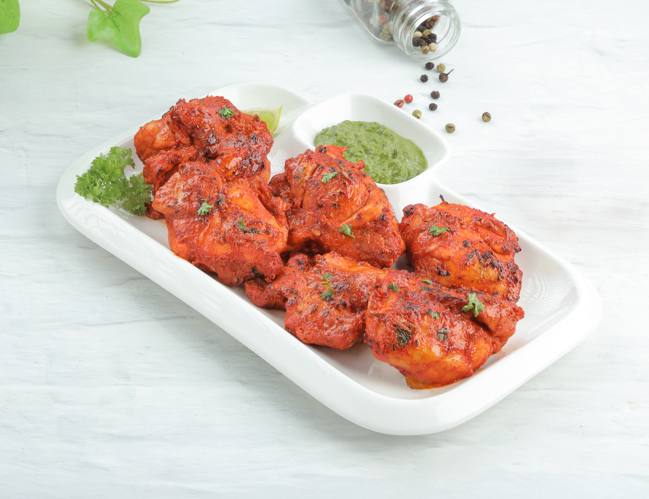 Peri Peri Grilled Chicken Boneless [55g - High Protein, 357 Kcal]