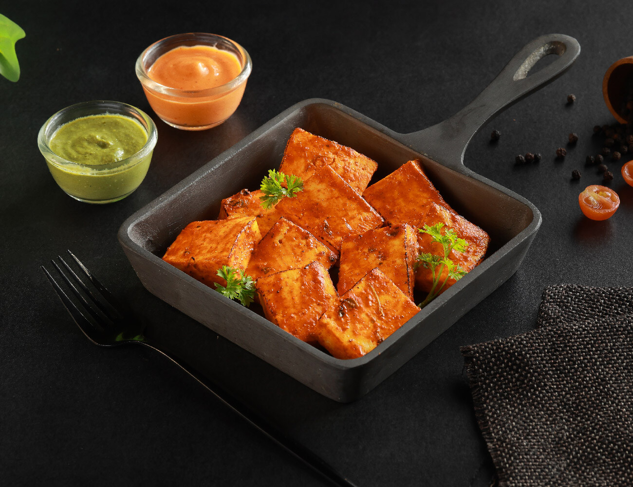 Peri Peri Paneer Tikka [10 Pcs]
