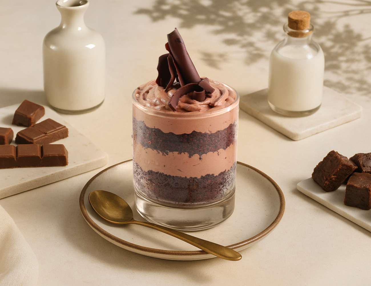 Rich Chocolate Mousse Cake